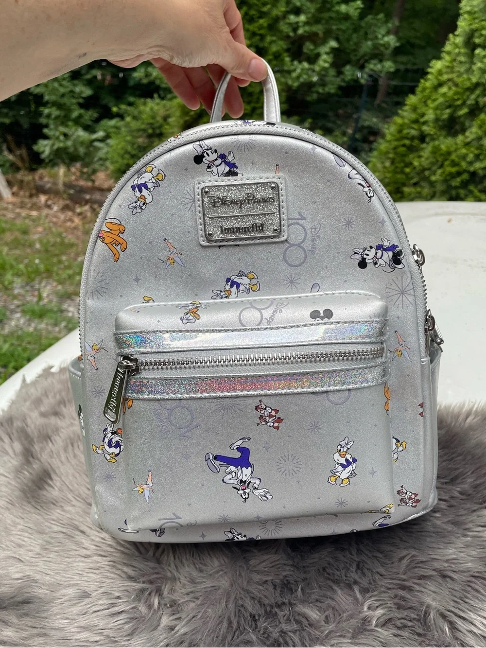 New Loungefly Disney 100th Anniversary Mickey Mouse And Friends Backpack